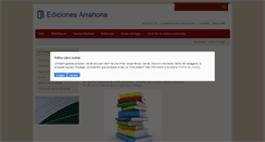 Desktop Screenshot of edicionesarrahona.com